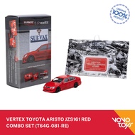 Tarmac 1/64 VERTEX TOYOTA Aristo JZS161 Red