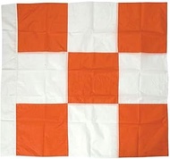 Safety Flag APF2G 36 by 36 Airport Flag, Orange and White