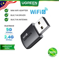 UGREEN USB WiFi 6 Adapter AX900 Dual Band 5G 2.4G WiFi Receiver Antenna Dongle Wireless USB Network 