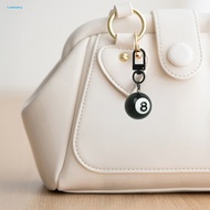 Pool Player Gift Keychain Pocket-sized Billiard Ball Black 8 Ball Keychain Mini Pool Ball Charm Keyr