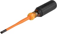 Klein Tools 6924INS 1000V Slim-Tip Insulated Screwdriver 1/4-Inch Cabinet 4-Inch Round Shank