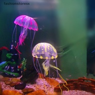 [fashion] Aquarium Glowing Effect Artificial Jellyfish Aquarium Decoration Luminous Ornament Aquatic Landscape  Aquarium Decoration MY