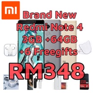 Xiaomi Redmi Note4 /3+32/ 64GB /5.5inches/4G LTE Smart Phone /4100mAh +Free Gift0(Export Set)