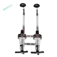 2 Bottles Wine Alcohol Shot Dispenser Pourer Rack Liquor Drinks Wall Bar Mounted
