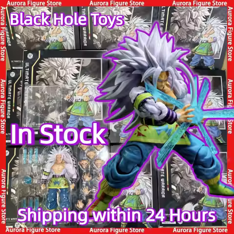 In Stock Black Hole Toys Dragon Ball AF SHF SSJ5 Super Saiyan 5 Ul Timate Warrior Son Goku Anime Act