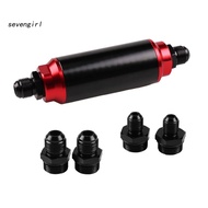 SEV Inline Fuel Filter An10 Fuel Filter Adapter Aluminum Racing Fuel Filter 44mm/50mm with An6/an8/a