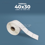 Thermal Label 40x30mm 40x30 Barcode Sticker 40 x 30 mm contents 1000 Pcs