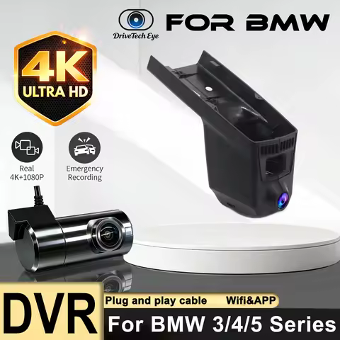 Plug and Play 4K UHD Wifi Car DVR Camera Dash Cam For BMW 3/4/5Series X3 X5 335i 320i 320d 330d 420d