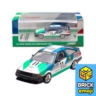 INNO64 Toyota Corolla Levin AE86 #11 "Trampio" JTC Sugo WInner 1985 1/64 IN64-AE86-11TR85
