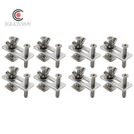 8PCS T-Track Mini Hold Down Clamp Kit, Compatible with 3018-PRO/3018-MX3/3018-PROVer CNC Router Mach
