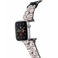 迪士尼101斑點狗十字壓紋牛皮Apple Watch真皮皮革錶帶 5434