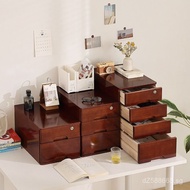 No need for pure solid wood A4Desktop File Organizer Wooden Desktop Office Storage Box Small Cabinet