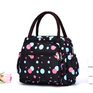 KY&amp; Lunch Box Bag Lunch Bag Multi-Pocket Small Cloth Bag Student Tote with Rice Lunch Bag Canvas Lunch Box Bag L2GV