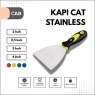 Stainless Steel Paint Scraper CAB Fiber Rubber Handle Putty Scraper/ Stainless Paint Scraper