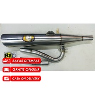 WAVE 125 WAVE 100 NICE 125 H2 PIPE AUN/ NOT KORAT THAILAND STOCK LOOK POWER PIPE STOCK /54MM /57MM