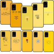 Samsung Galaxy A73 5G A33 5G A52 5G A52s 5G A23 Silicone TPU Cover Soft Phone Case FM50 Yellow Aesth