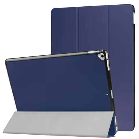 For iPad Pro 12.9 2017 2015 Case Trifold PU Leather Hard Stand Smart Cover For Funda iPad Pro 12 9 1