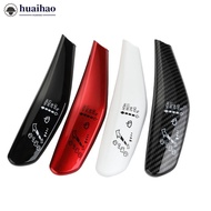 HUAIHAO 2Pcs/set Car Wiper Switch Trim Steering Wheel Headlight Switch Control Cover Accessories for