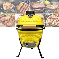 Smoker BBQ Grill for Charcoal and Kettle Barbecues, Outdoor Kitchen Style Egg Ceramic Bbq Grill for Picnic Garden Terrace Camping Travel, Suitable for 3-5 people, 13"