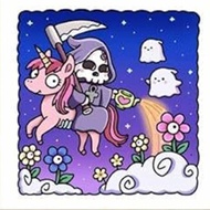 Spooky Cutie Cute & Comfy Coloring Book Halloween Ghost Black Cat Relaxing Coloring Pages