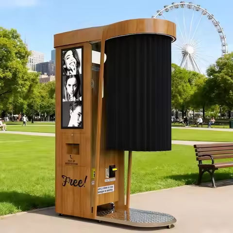All-in-One Photo Kiosk Printer Vending Machine Vending Kiosk Remote High-Tech Supplier Self-Service 