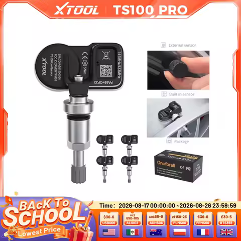 XTOOL TS100 TPMS Sensor 315Mhz/433MHz Tire Pressure Monitoring Sensor ONLY Programmed by XTOOL TP150