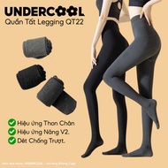 UNDERCOOL Women's Leggings 3D Woven Butt Lift, Creates a Slim Leg Effect, Tight and Concealer - QT22