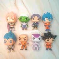 DRAGON BALL Z MINI ACTION FIGURE 8.5-12CM SON GOKU COLLECTION FIGURE SET/8PCS