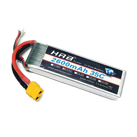 HRB Lipo Battery 2S 3S 4S 6S 1500mah 2200mah 2600mah 5000mah 6000mah 7000mah 4000mah 7.4V 11.1V 14.8