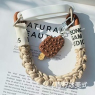 Chocolate Ice Cream Shape Cup Holder Universal Cup Accessory Handheld Lanyard Ice King Cup Gigantic 