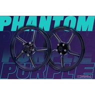 TAKASAGO EXCEL WHEELS RIM SET (CS5Y-XV) Y15ZR (PURPLE) (FR 1.60X17")(RR 1.60X17")