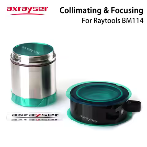 Raytools BM114S Collimating & Focusing Lens D37 F100 & D38.1 F200mm 1064 JGS1 with Lens Holder for L