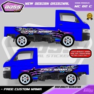 NC 02 - STIKER DECAL MOBIL NEWW CARRY STRADA TRRITON HILUX PICKUP FUTURA DMAX GRATIS CUSTOM NAMA