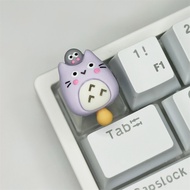 Handmade Keycap My Neighbor Totoro Keycap Suitable for Mechanical Keyboard Keycap 1pcs