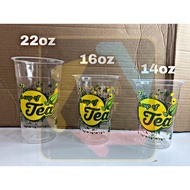 KiRimDailysama-- 22 oz POP ICE CUPS 22 oz BUBBLE CUPS 22 oz/S 22 OZ CUPS THICK PLASTIC CUPS STARINDO
