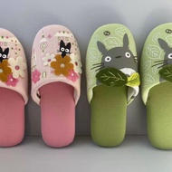 Slippers 龍貓 totoro 拖鞋 居家鞋 拖鞋 實用 宮崎駿 公仔 送禮 生日禮物 魔女宅急便 kiki jiji 黑貓