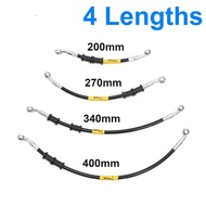 AN3 Motorcycle Braided Brake Hose Line Steel Brake Cable Hydraulic Clutch Banjo Oil Pipe Line for Un