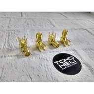 RPSMA Female Adapter Right Angle PCB Edge Mount Solder RF Connector