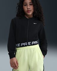 Nike Pro Fleece Older Kids' (Girls') Dri-FIT Full-Zip Hoodie