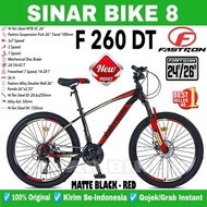 Sepeda Gunung MTB FASTRON F 260 DT Ukuran 24 26 Inch Rem Cakram Remaja Dewasa