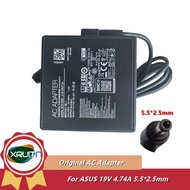 Genuine For ASUS Laptop Charger AC /DC Power Adapter A19-090P2A ADP-90LE B 19V 4.74A 90W 5.5*2.5mm