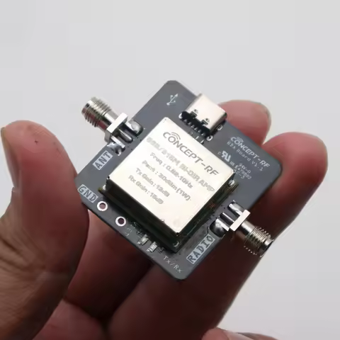 868MHz 915MHz 2.4GHz 5.8GHz Bidirectional Amplifier 2W RF Power Amp SMA for LoRa Helium Miner Drone 