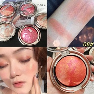 Blush Highlight Makeup Palette Pork Vitality Orange Pearlescent Nature Thin and Glittering Brightening Skin Color Delicate Genuine Goods