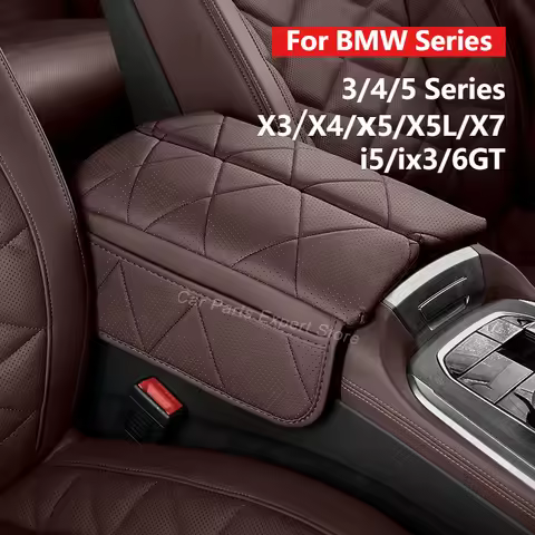 Central Raised Armrest Box Pad Support for BMW X5 X5L X7 5 Series I5 6GT 3 Series X3 iX3 X4 4 Series