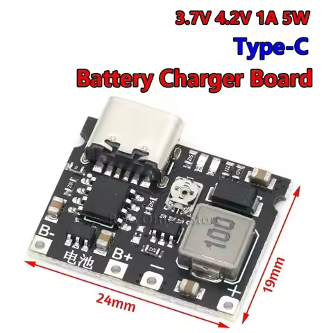 Lithium Li-ion 18650 3.7V 4.2V Battery Charger Board DC-DC Step Up Boost Module TP4056 DIY Kit Parts