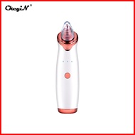 ❧ ✟ ❁ Ckeyin Blackhead Remover Electric Vacuum Suction Blackhead Extractor Clean Tool with 4 Probe