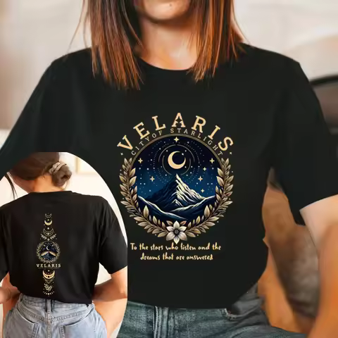 Velaris City of Starlight Shirt ACOTAR T-Shirt The Night Court T-shirts Men Women Graphic T Shirts S