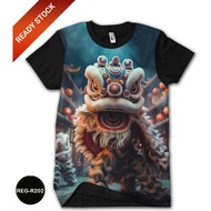 3D Children's Lion Dance T-Shirt Lion Dance Children's Lion Dance Shirt REG-R202