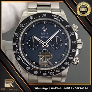 [TOP QUALITY] VINTAGE DAYT0NA BLUE DIAL REF.6263 PAUL NEWMAN BAMFORD MEN WATCH LUXURY AUTOMATIC JAM 