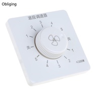 BLING Type 86 Ceiling Fan Speed Adjuster Concealed Speed Controller 5-speed Adjust